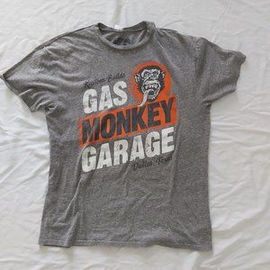 GAS MONKEY GARAGE Tshirt Grey size Large